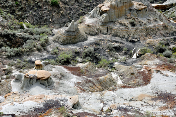 rock formations on the Cap Rock Trail
